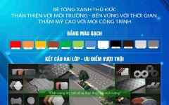 Sản phẩm “Bê tông xanh Thủ Đức” của TDC gây ấn tượng tại Ngày hội kết nối thương hiệu