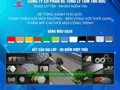Sản phẩm “Bê tông xanh Thủ Đức” của TDC gây ấn tượng tại Ngày hội kết nối thương hiệu