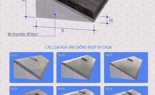 BTC BÓ VỈA HOA VĂN 3D