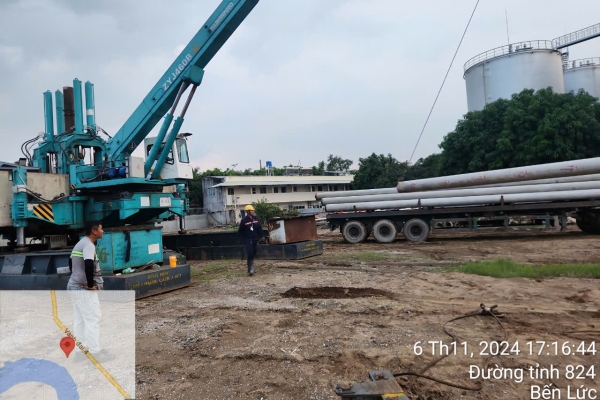 Dự Án CỌC LY TÂM - Cty Hóa Dầu MÊ Công